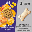 Fruitables Skinny Minis Pumpkin & Mango Flavor Dog Treats (5 oz) - Soft & Chewy Dog Treats 8
