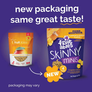 Fruitables Skinny Minis Pumpkin & Mango Flavor Dog Treats (5 oz) - Soft & Chewy Dog Treats 2