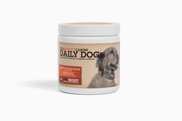 Fullbucket Canine Daily Dog Kennel Size (435g 150 servings) - Dog Digestive & Probiotics Supplements 2