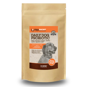 Fullbucket Canine Daily Dog Kennel Size (435g 150 servings) - Dog Digestive & Probiotics Supplements 1