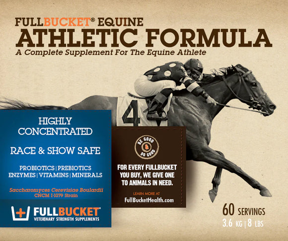 FullBucket Equine Athletic Formula (8 lb 60 servings) - Horse Feed & Treats 3