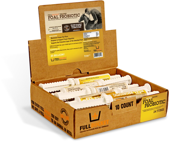 Fullbucket Foal Probiotic Paste (10 tube) - Horse Vitamins & Supplements 1