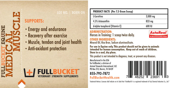 Fullbucket Medical Muscle Recovery 450gm - Horse Vitamins & Supplements 5