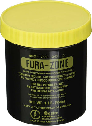 Fura-Zone Nitrofurazone Ointment (1 lb) - Horse Health & Wellness 1
