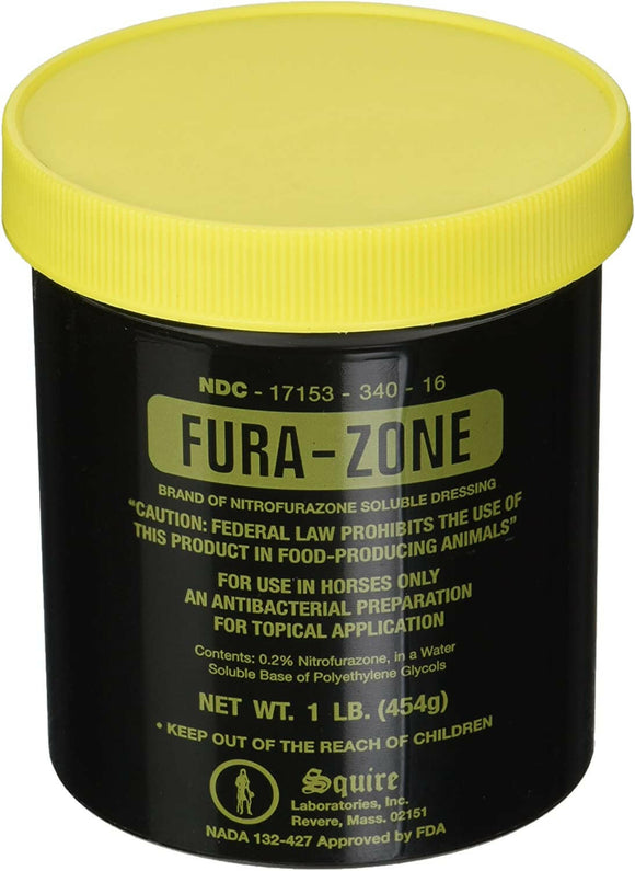 Fura-Zone Nitrofurazone Ointment (1 lb) - Horse Health & Wellness 1