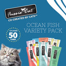 Fussie Cat 10 Flavors Variety Lickable Cat Treats 0.5-oz tube 50 count - Cat Treats 7