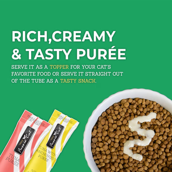 Fussie Cat 5 Flavors Variety Lickable Cat Treats 0.5-oz tube 50 count - Cat Treats 6