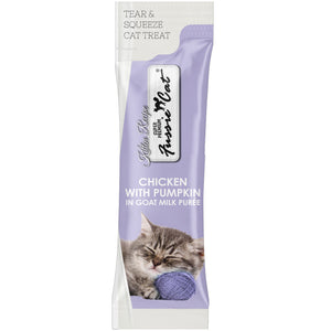 Fussie Cat Chicken with Pumpkin in Goat Milk Puree Lickable Kitten Recipe 0.5-oz tube 4-count - Cat Treats 1