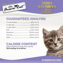 Fussie Cat Kitten Recipe Chicken with Pumpkin in Goat Milk Mousse & Shreds 24-pack - Cat Food 6