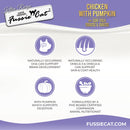 Fussie Cat Kitten Recipe Chicken with Pumpkin in Goat Milk Mousse & Shreds 24-pack - Cat Food 8