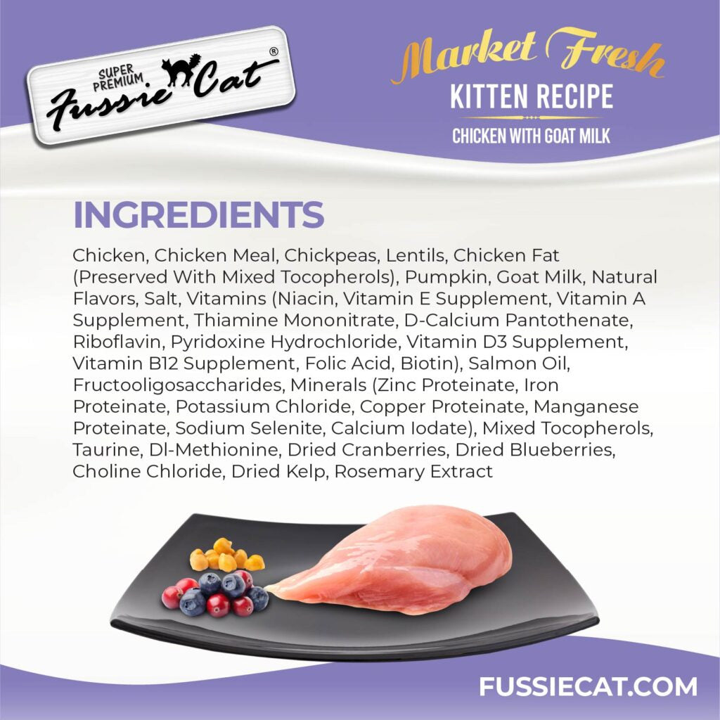 Fussie Cat Kitten Food | Chicken & Goat Milk Recipe
