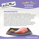 Fussie Cat Market Fresh Kitten Fresh Recipe Chicken with Goat Milk Dry Cat Food 3.5-lb - Cat Food 4