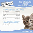 Fussie Cat Tuna with Salmon in Goat Milk Mousse Kitten Pouch 1.5-oz case of 12 - Cat Treats 6