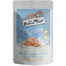 Fussie Cat Tuna with Salmon in Goat Milk Mousse Kitten Pouch 1.5-oz case of 12 - Cat Treats 1