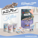 Fussie Cat Tuna with Salmon in Goat Milk Mousse Kitten Pouch 1.5-oz case of 12 - Cat Treats 5