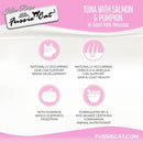 Fussie Cat Tuna with Salmon in Goat Milk Shreds Kitten Pouch 1.5-oz case of 12 - Cat Treats 6