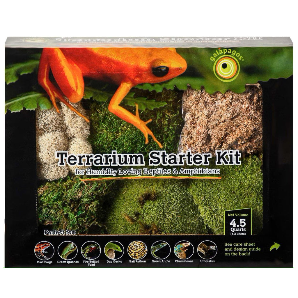 Galapagos Humid Terrarium Starter Kit for Reptiles & Amphibians
