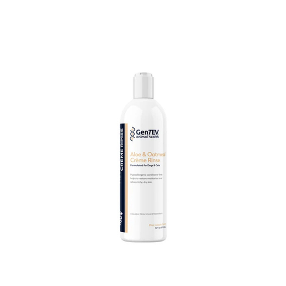 Gentev Aloe Oatmeal Creme Rinse for Dogs & Cats 16 oz - Pet Shampoo & Conditioner 1