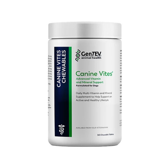 Gentev Canine Vites For Dogs 365 Chewable Tablets - Dog Vitamins & Supplements 1