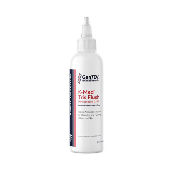 Gentev K-Med Flush For Dogs & Cats 12 oz - All Dog & Cat Grooming 1