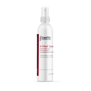 Gentev K-Med Tris Flush for Cats & Dogs 12 oz - Dog & Cat Ear Care 1