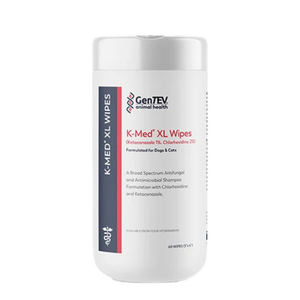 Gentev K-Med XL Wipes for Dogs & Cats (5’’x6’’) 60 Count - Pet Wipes 1