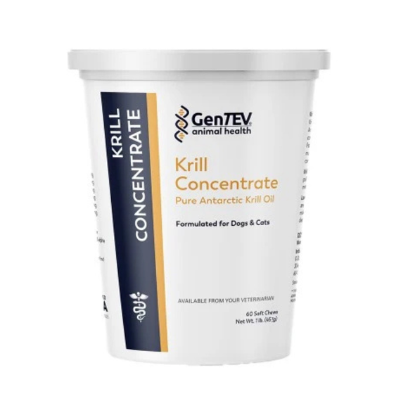 Gentev KrillWELL Concentrate Soft Chews for Dogs & Cats 60 Count - Dogs & Cats Soft Chews 1
