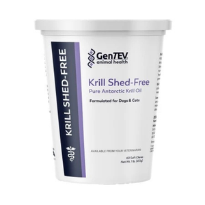 Gentev KrillWELL Shed Relief Soft Chews 60 Count - Pet Vitamins & Supplements 1