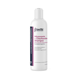 Gentev Miconazole Chlorhexidine Shampoo for Dogs & Cats 12 oz - Shampoos 1