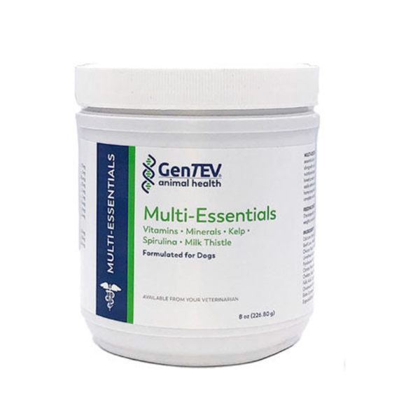 Gentev Multi-Essentials Powder for Dogs 8 oz - Dog Multi-Vitamins 1