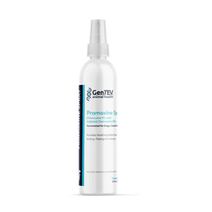Gentev Pramoxine Spray for Dogs Cats & Horses 8 oz - Hot Spot & Itch Relief Treatments 1