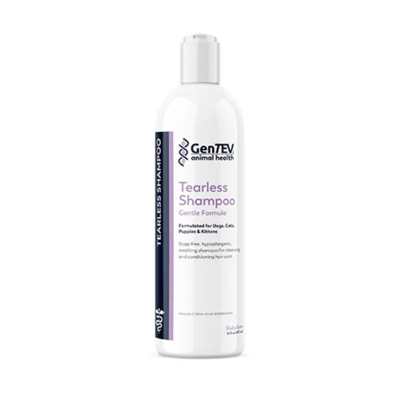 Gentev Tearless Shampoo for Cats Dogs Puppies & Kittens 16 oz - Shampoos 1