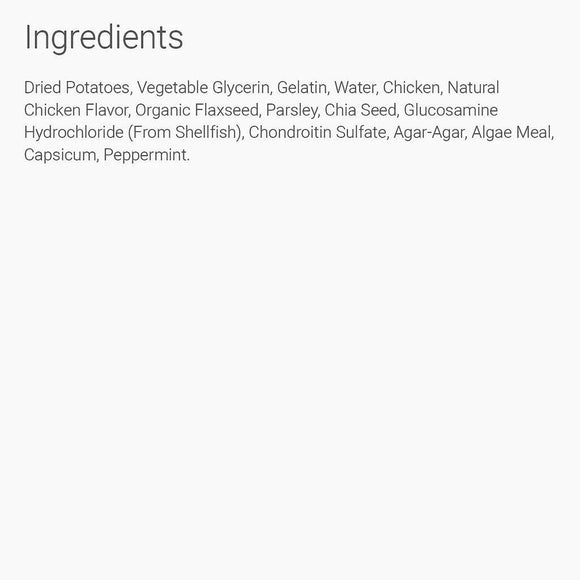 Get Naked Joint Health Grain-Free Dental Stick Dog Treats ingredients