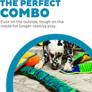 Outward Hound Invincible Durablez Snake 6 Squeaker Blue / Green Dog Toy (Extra Large)