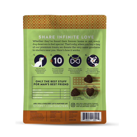 GivePet Beagle Scout Carob Honey & Vanilla Soft & Chewy Dog Training Treats (6 oz) - Dog Treats 2