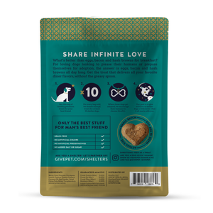 GivePet Breakfast All Day Bacon, Egg & Orange Grain-Free Dog Treats