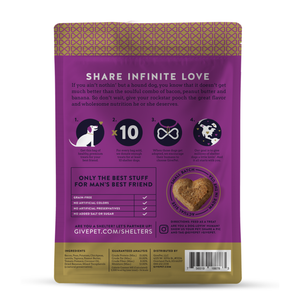 Peanut Butter & Banana Dog Treats