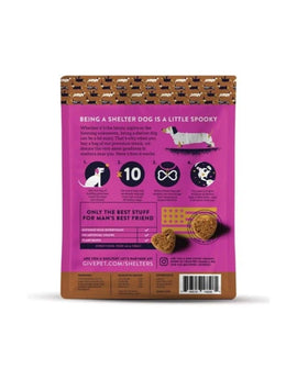 GivePet Howl-O-Ween Pumpkin, Peanut Butter & Honey Flavor Soft Dog Treats