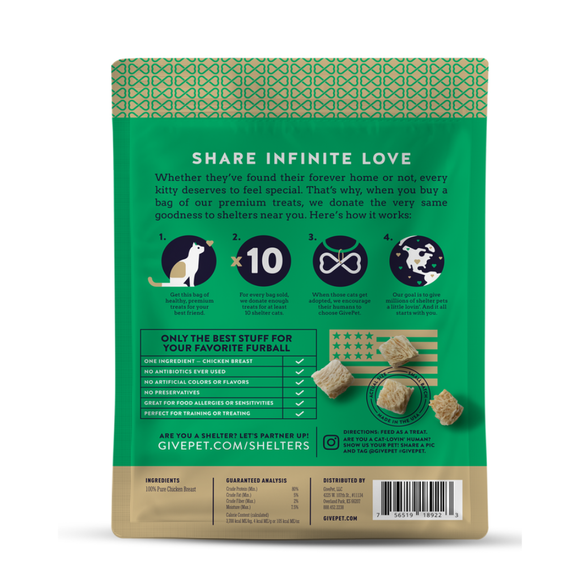 GivePet Meowsterpiece Freeze-Dried Chicken Breast Cat Treats - Cat Treats 4