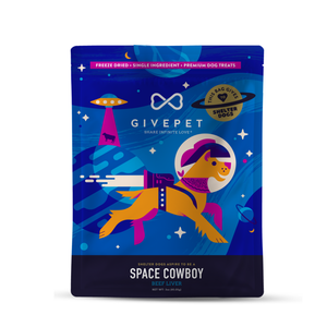GivePet Space Cowboy Freeze-Dried Beef Liver Dog Treats