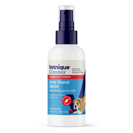Glandex Advanced Vet Strength Anal Gland Medicated Itch Relief Spray for Dogs & Cats (4 oz) - All Dog & Cat Grooming 1
