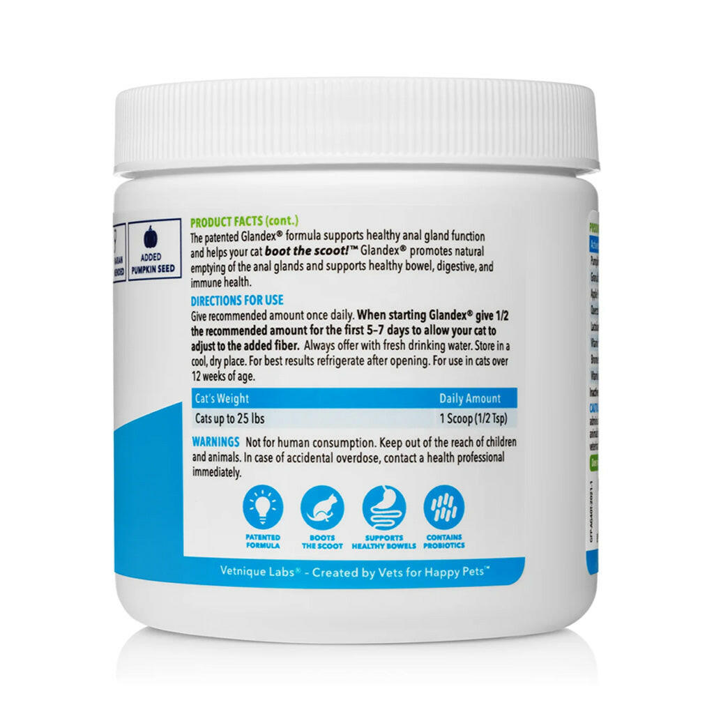 Glandex Anal Gland Support Tuna Flavored Powder for Cats