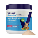 Glandex Daily Prebiotic & Probiotic Powder for Cats Tuna Flavor 4 oz - Cat Digestive & Probiotics Supplements 1