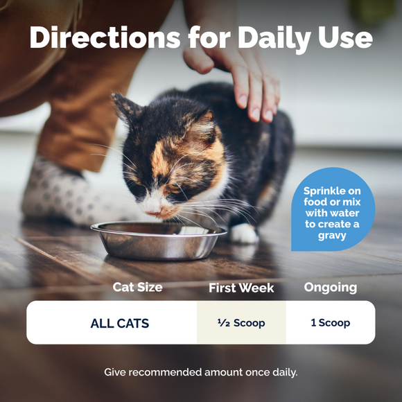 Glandex Daily Prebiotic & Probiotic Powder for Cats Tuna Flavor 4 oz - Cat Digestive & Probiotics Supplements 7