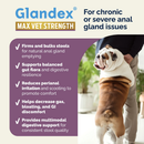 Glandex Max Vet Strength Anal Gland Health for Dogs 60 Soft Chews - Dog Vitamins & Supplements 3