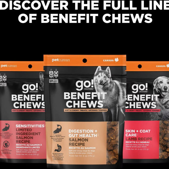 Go! Solutions Benefit Chews Weight Management + Joint Care Chicken Recipe Soft & Chewy Treats for Dogs (6 oz)