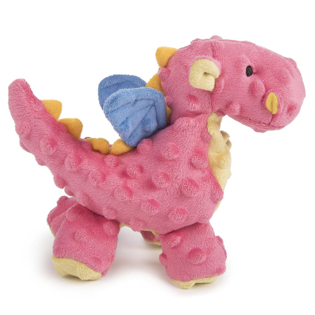 goDog Dragons: Tough Plush Dog Toy for Aggressive Chewers
