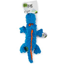 GoDog Gators Chew Guard Squeaky Plush Dog Toy Blue Large - Dog Toys 1