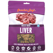 Grandma Lucy's Freeze-Dried Chicken Liver Dog & Cat Treats (3.5 oz)