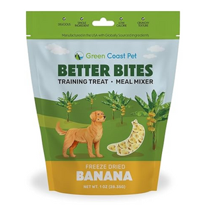 Green Coast Pet Better Bites Freeze Dried Training Treat and Meal Mixer - Banana - Training Dog Treats 2